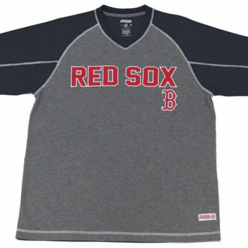 Stitches Boston Red Sox Performance Raglan T-shirt